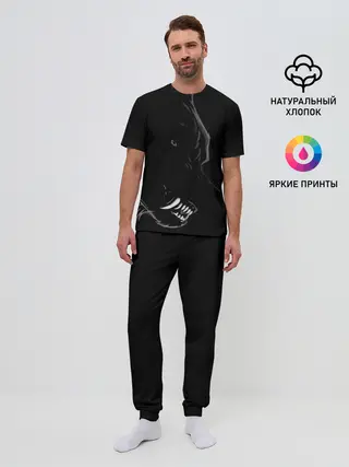 Мужская пижама с брюками / Wolf