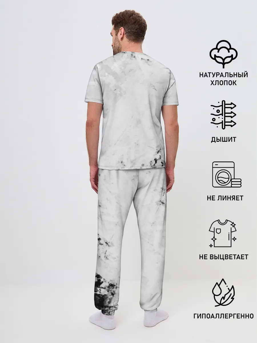 Мужская пижама с брюками / Gothic crows