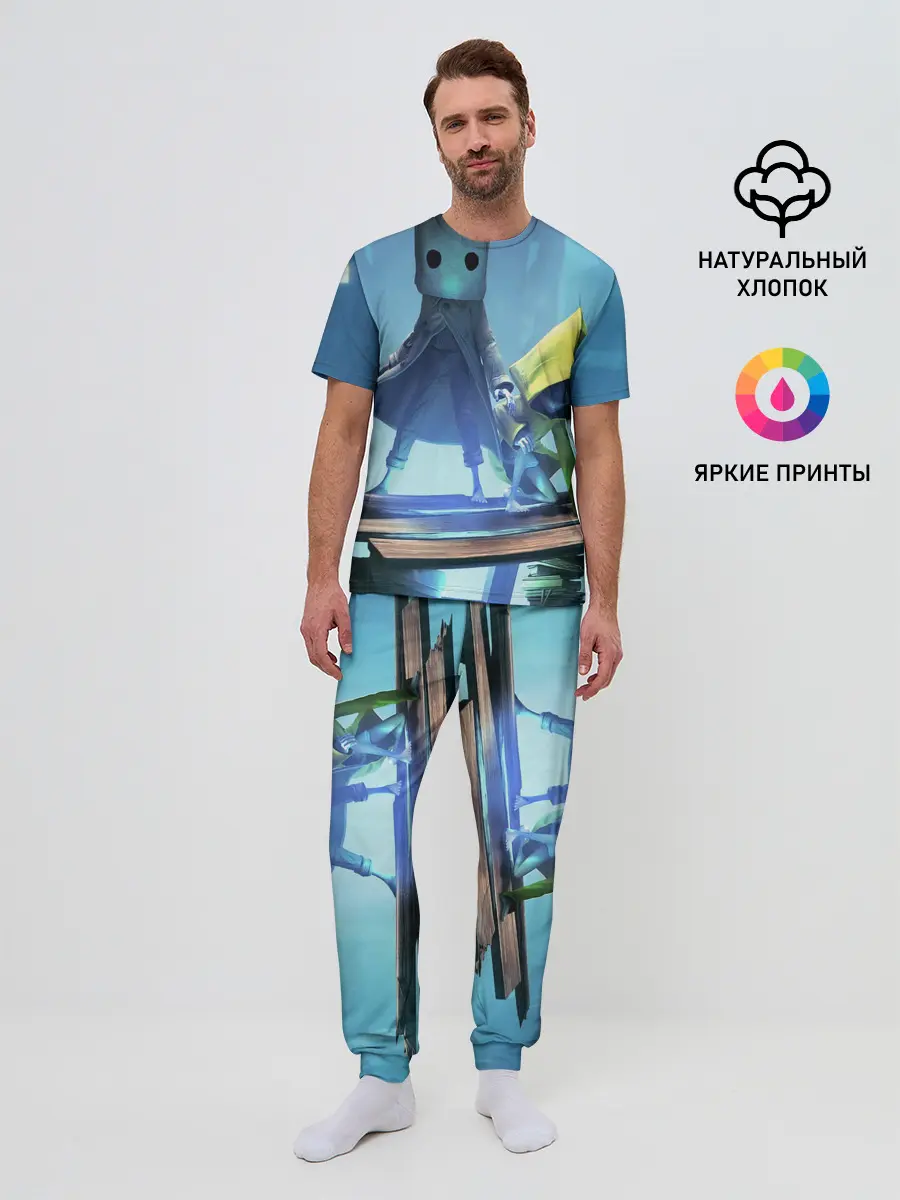 Мужская пижама с брюками / Little Nightmares || арт шестой и моно