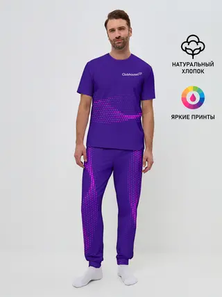 Мужская пижама с брюками / clubhouse