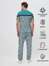 Мужская пижама с брюками / Снежный вихрь