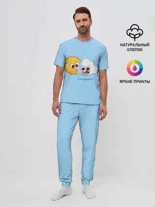 Мужская пижама с брюками / Ребёнок солнца и дождя