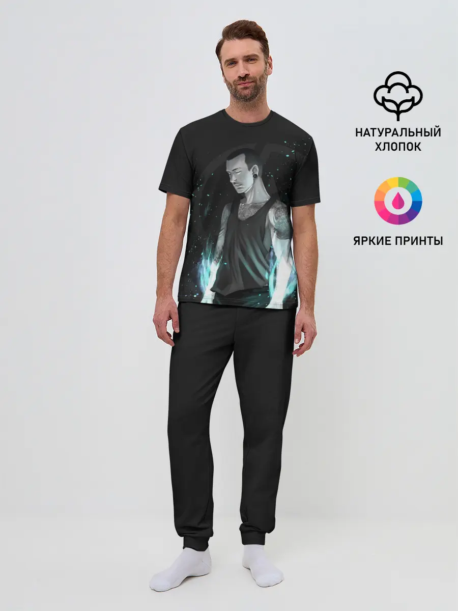 Мужская пижама с брюками / Честер Линкин Парк