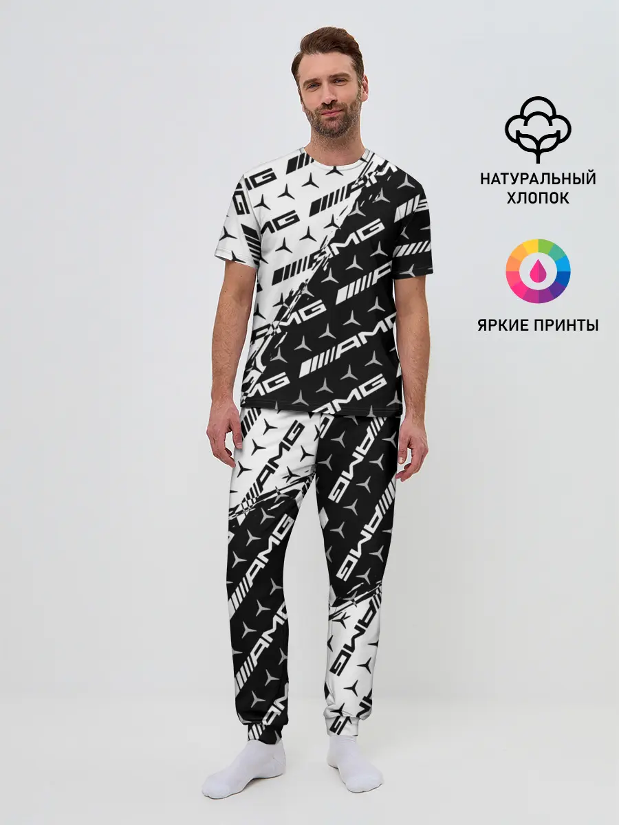 Мужская пижама с брюками / MERCEDES BENZ AMG