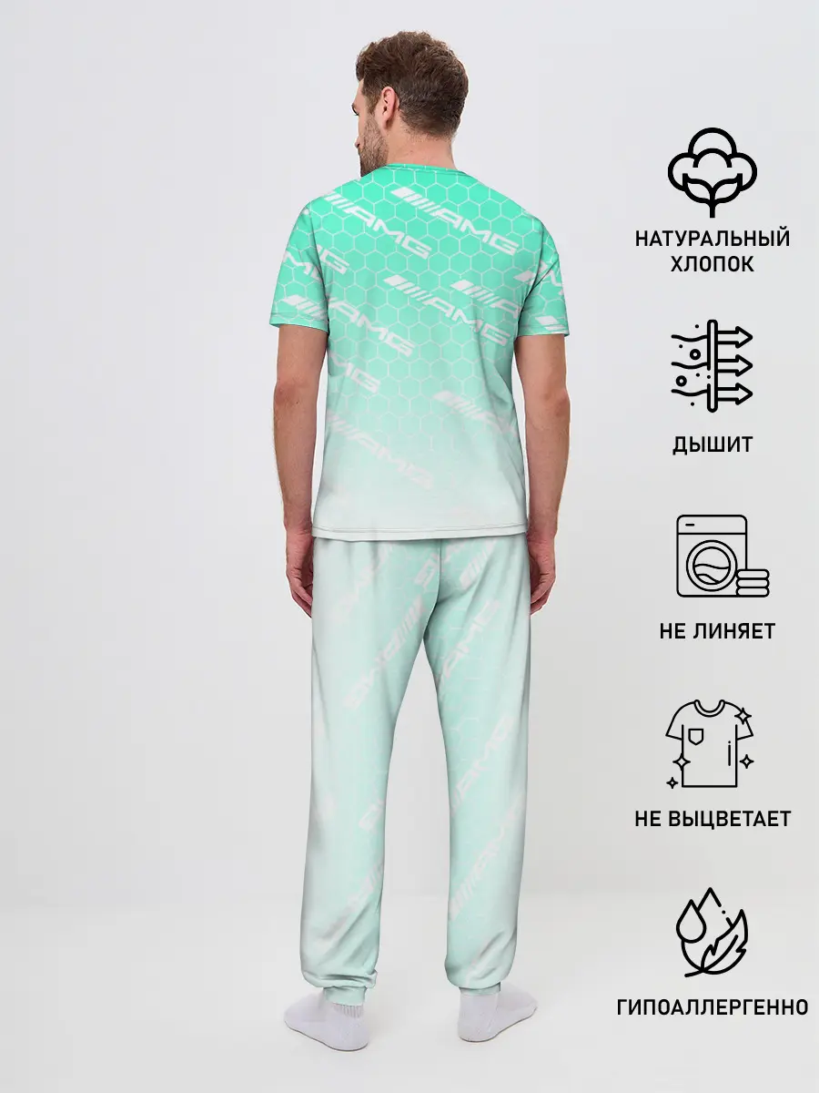 Мужская пижама с брюками / MERCEDES BENZ AMG