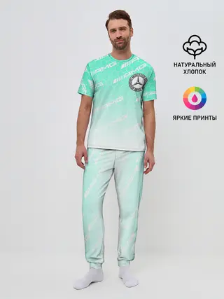 Мужская пижама с брюками / MERCEDES BENZ AMG