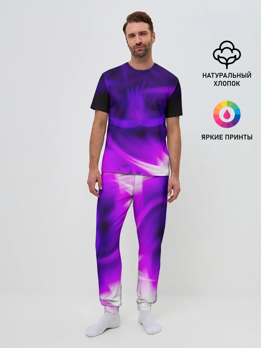 Мужская пижама с брюками / Among The Voids