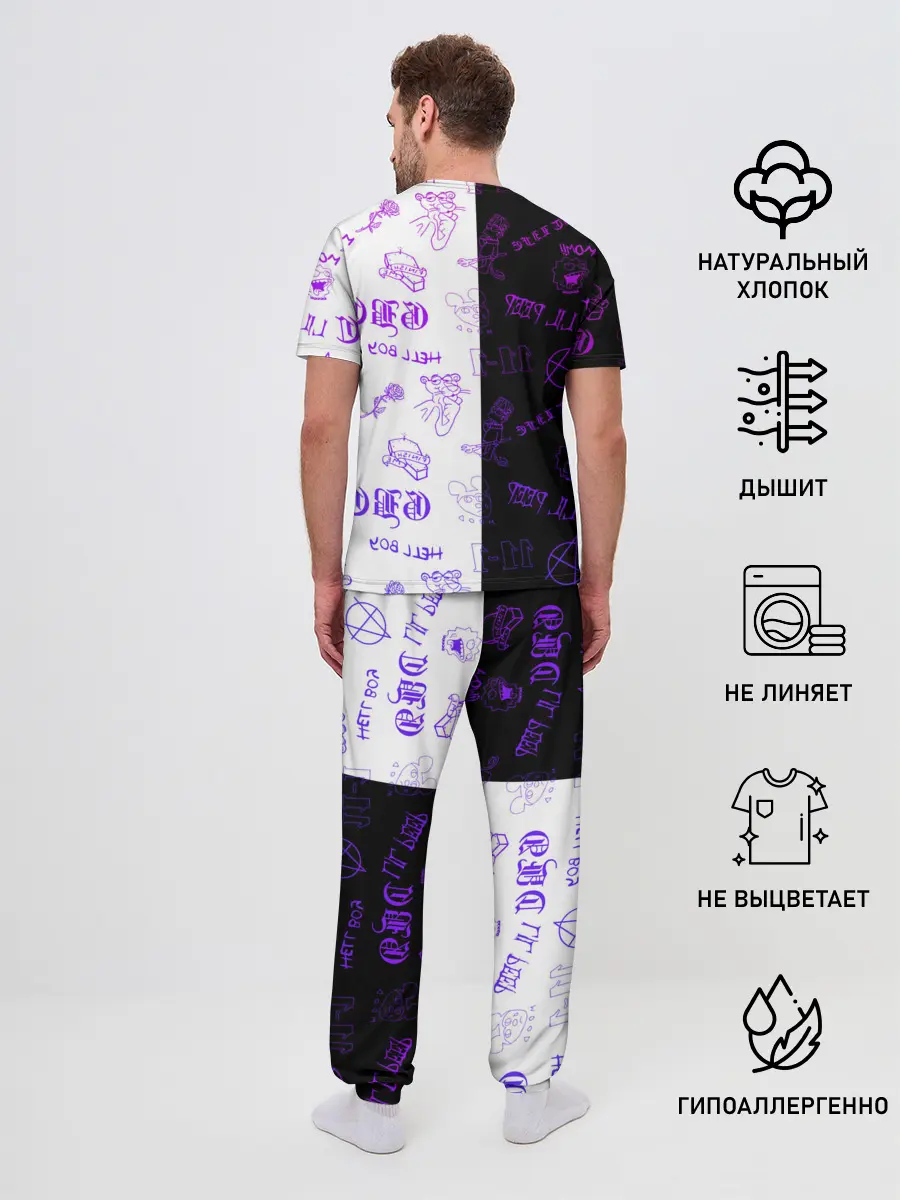 Мужская пижама с брюками / LIL PEEP