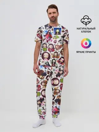 Мужская пижама с брюками / НЕЗУКО