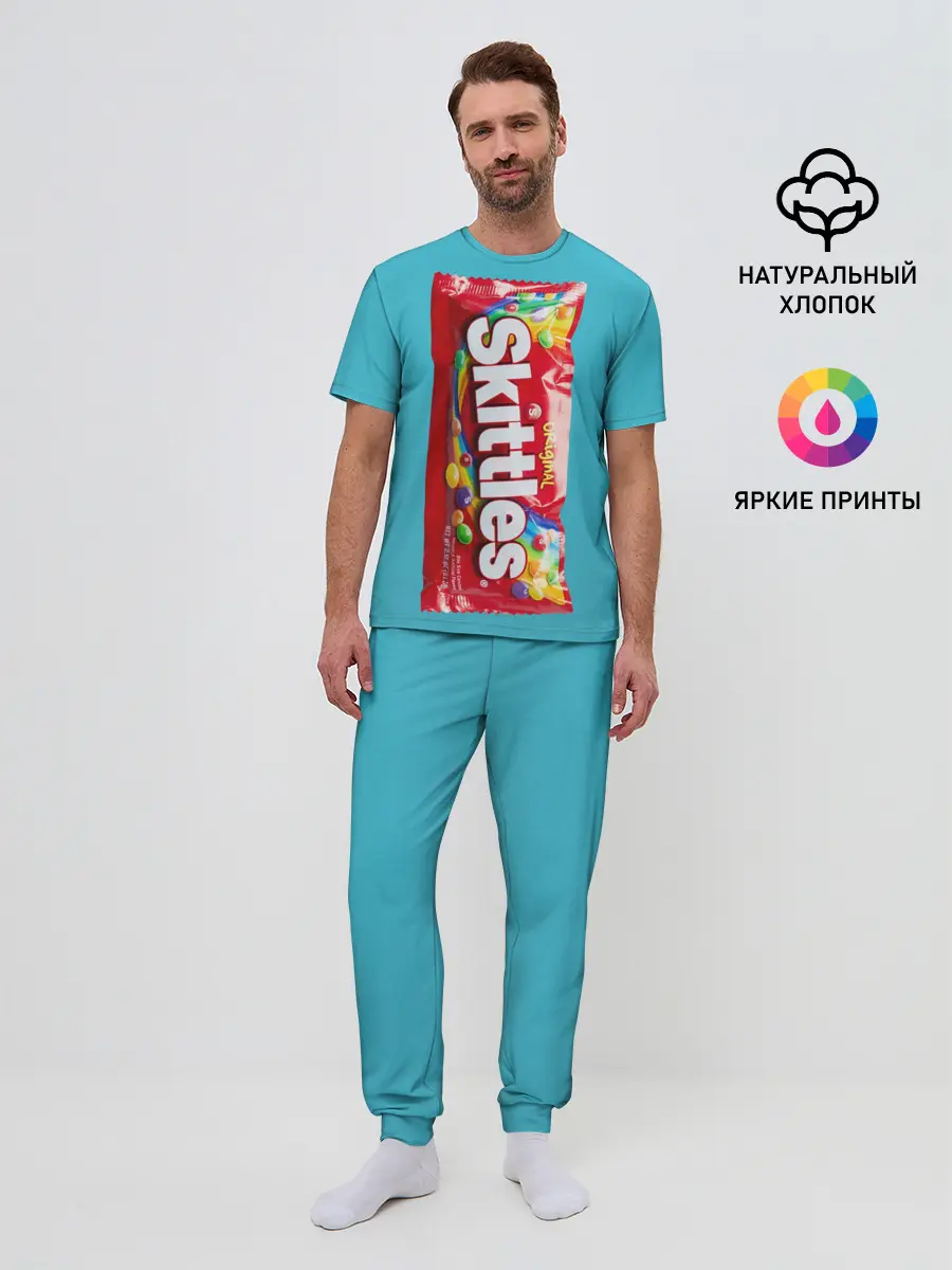 Мужская пижама с брюками / Skittles original