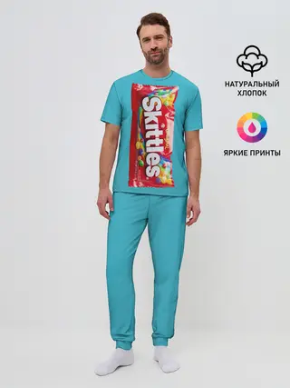 Мужская пижама с брюками / Skittles original