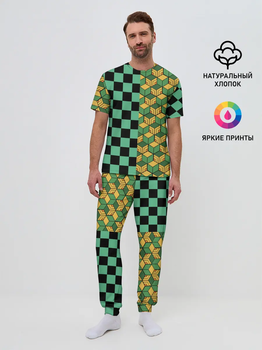 Мужская пижама с брюками / ГИЮ ТОМИОКА | TANJIRO KAMADO