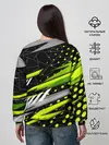 Женский свитшот / Black and Green