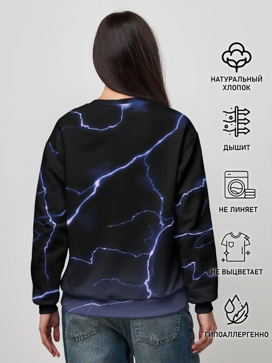 Женский свитшот / НЕСОКРУШИМЫЙ РЫЦАРЬ FORTNITE