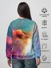 Женский свитшот / КОСМИЧЕСКИЙ КОТ