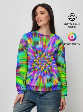 Женский свитшот / ПСИХОДЕЛИКА