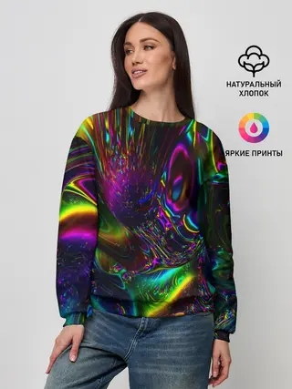 Женский свитшот / АБСТРАКЦИЯ
