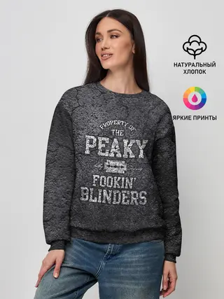 Женский свитшот / Острые козырьки
