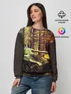 Женский свитшот / ТАНК В ЛЕСУ