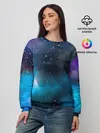 Женский свитшот / Рисованный Космос