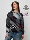 Женский свитшот / Металлическая текстура