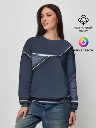 Женский свитшот / Металлическая 3D основа