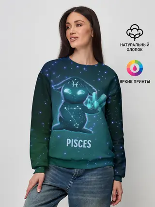 Женский свитшот / Рыбы