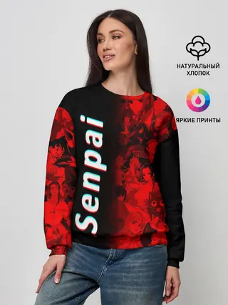 Женский свитшот / Senpai Glitch