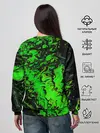 Женский свитшот / Тёмные зеленые краски