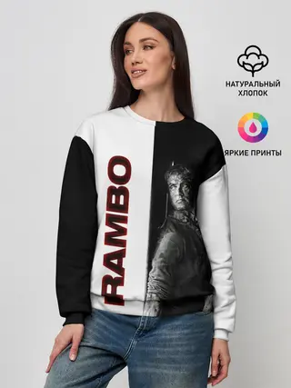 Женский свитшот / Рэмбо: Последняя кровь