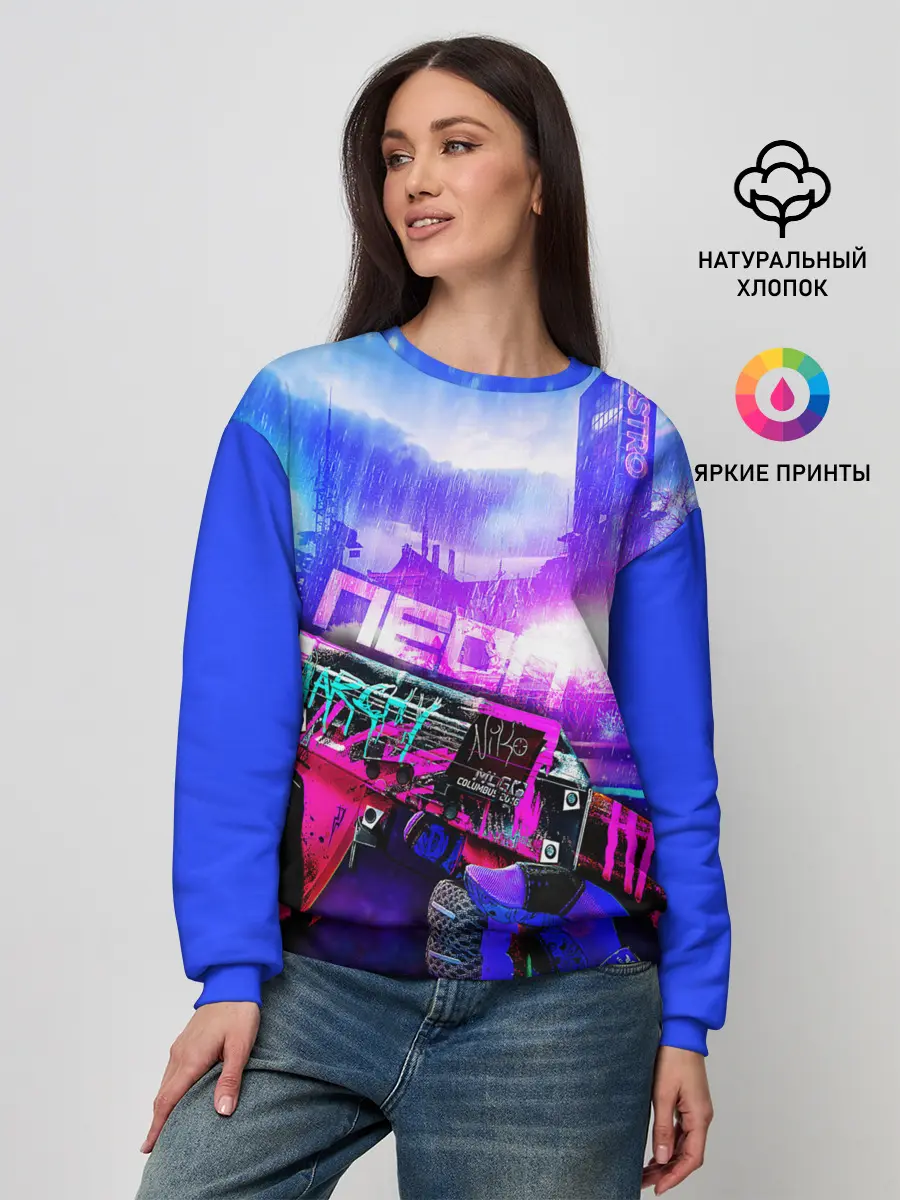 Женский свитшот / CS GO:Неоновая Революция