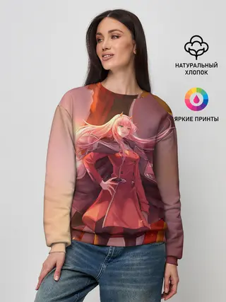 Женский свитшот / Darling In The Franxx art