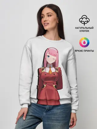 Женский свитшот / Ноль два