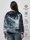 Женский свитшот / Темные холодные краски