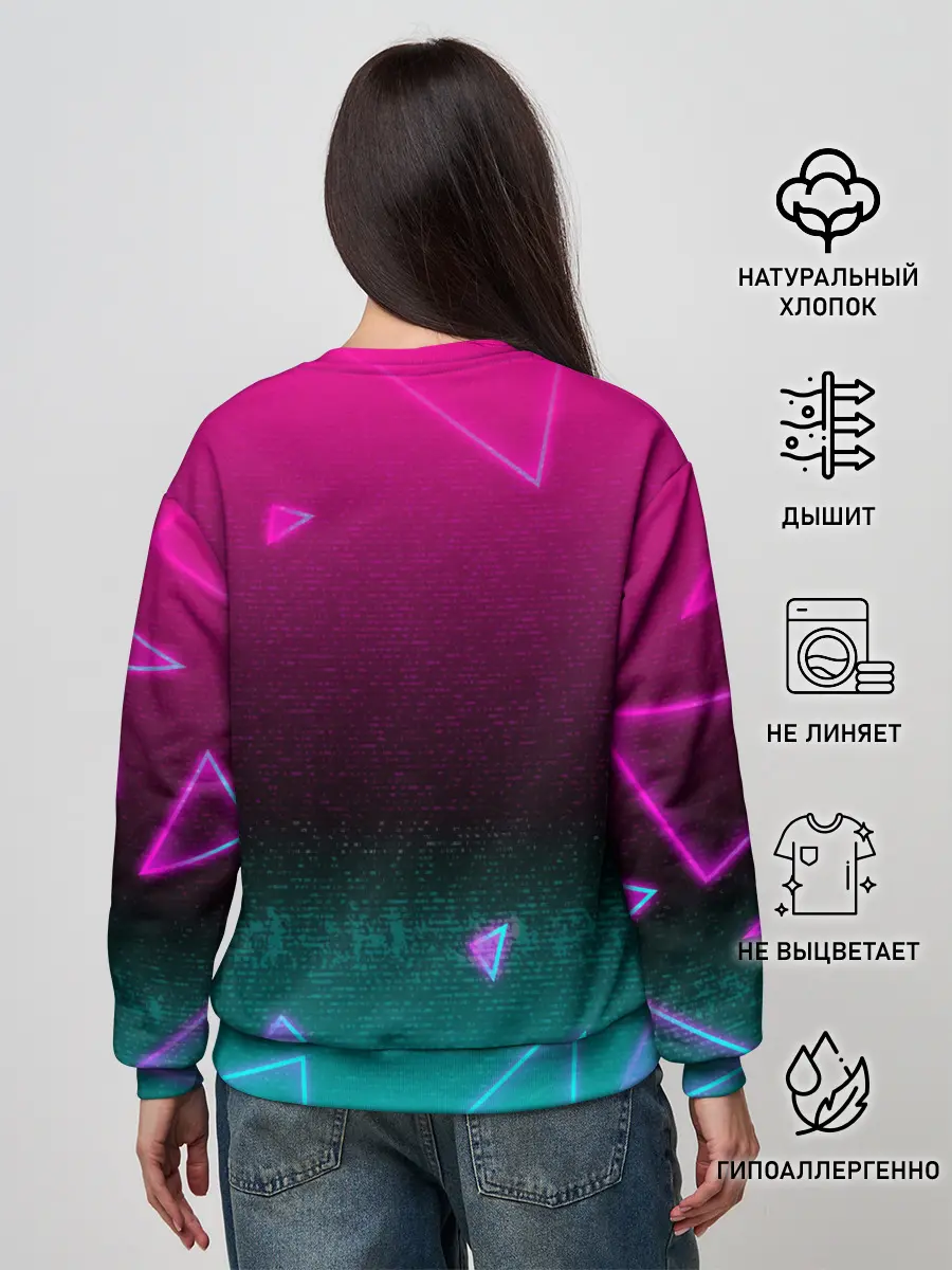 Женский свитшот / НЕОНОВЫЙ ЧУЖОЙ