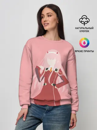 Женский свитшот / ноль два минимал