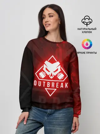 Женский свитшот / RAINBOW SIX SIEGE OUTBREAK