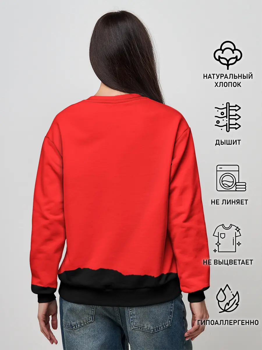 Женский свитшот / TEAM FORTRESS 2 RED TEAM