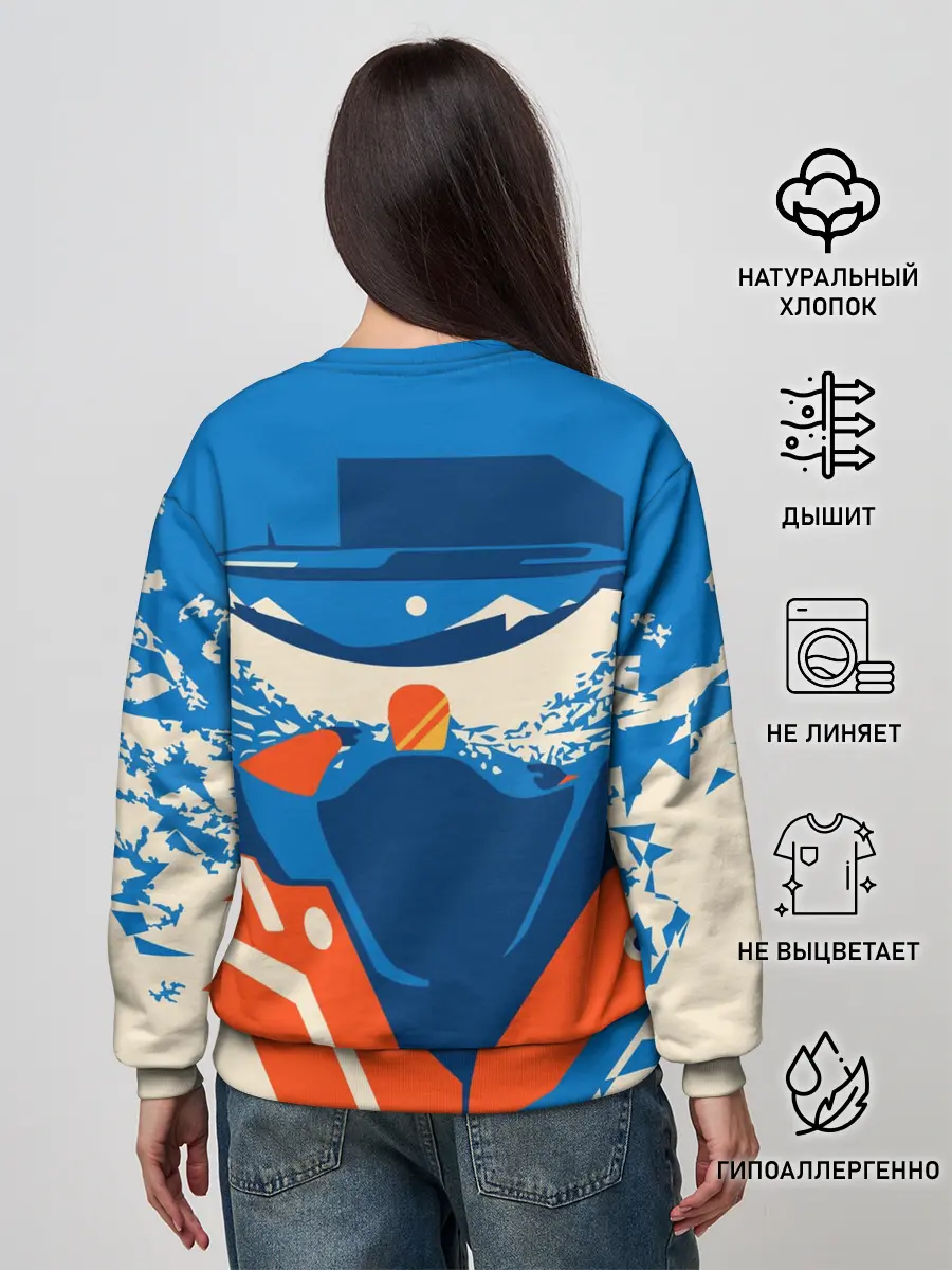 Женский свитшот / SNOW BOAR DING