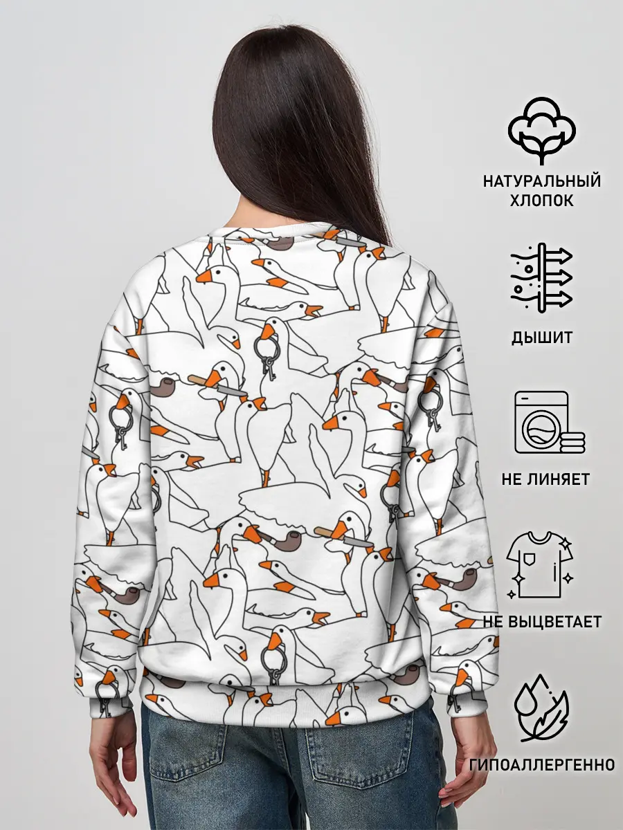 Женский свитшот / Злой гусь