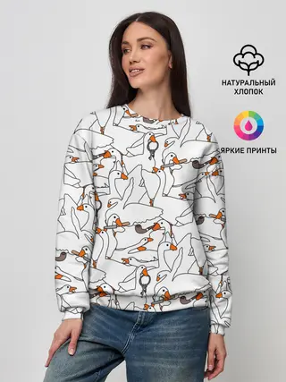 Женский свитшот / Злой гусь