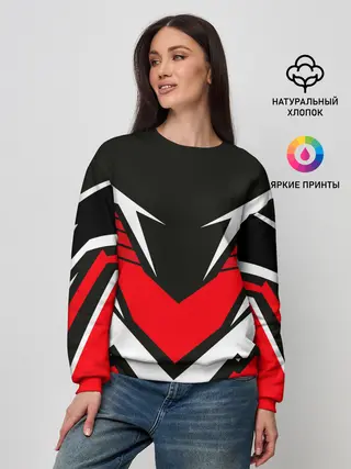 Женский свитшот / Sports geometry 4