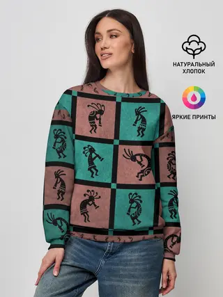 Женский свитшот / Кокопелли