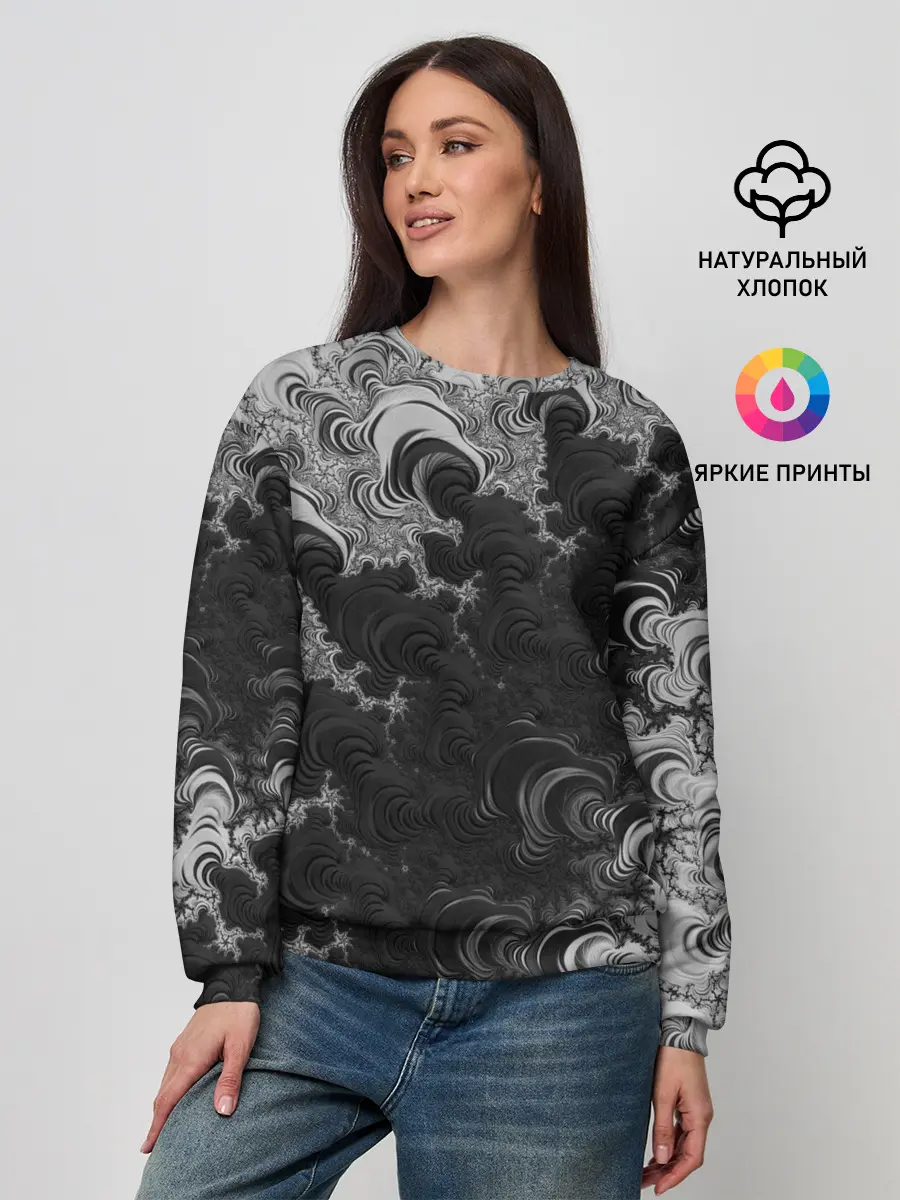 Женский свитшот / Абстракция