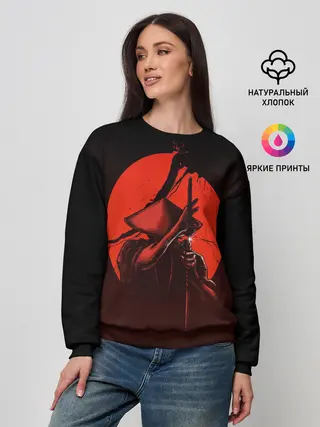Женский свитшот / Самурай