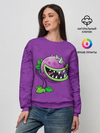 Женский свитшот / Plants vs. Zombies