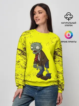 Женский свитшот / Plants vs. Zombies