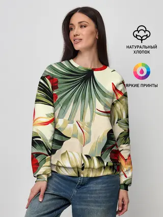 Женский свитшот / ТРОПИКИ