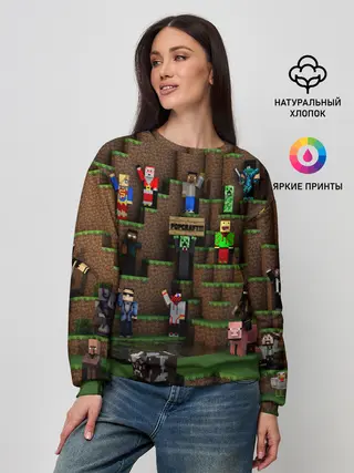 Женский свитшот / MINECRAFT