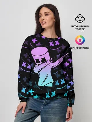 Женский свитшот / FORTNITE x MARSHMELLO